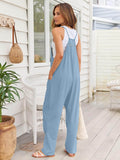 V-Neck Spaghetti Strap Jumpsuit - Hovatok