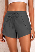 Drawstring Waist Swim Shorts - Hovatok