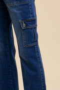 Annie Wear Straight Leg Jeans with Cargo Pockets - Hovatok