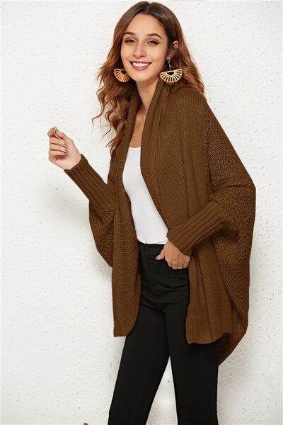 Angel Wings Open Front Batwing Sleeve Cardigan - Hovatok