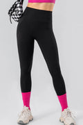 High Waist Wide Waistband Active Leggings - Hovatok