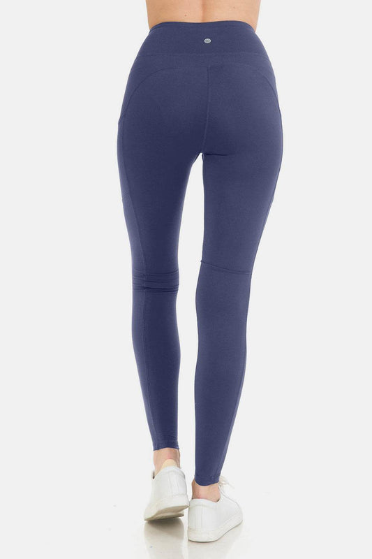 Leggings Depot High Waist Wide Waistband Leggings - Hovatok