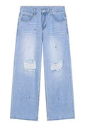 Distressed Jeans with Pockets - Hovatok
