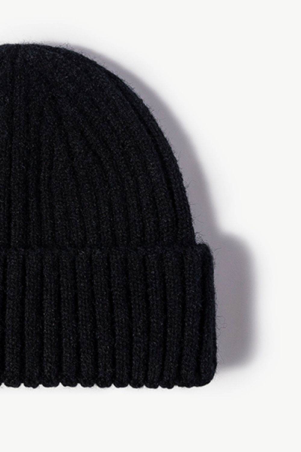 Rib-Knit Cuff Beanie - Hovatok