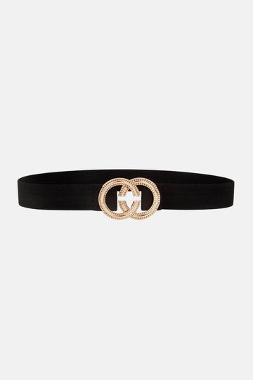 Double Hoop Buckle Elastic Belt - Hovatok