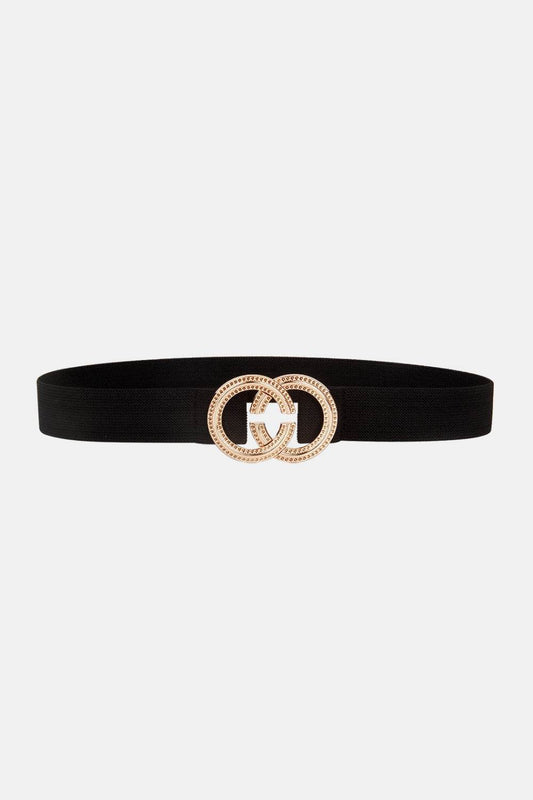 Double Hoop Buckle Elastic Belt - Hovatok