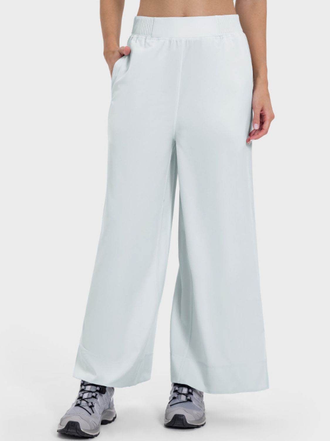Millennia Slit Wide Leg Active Pants - Hovatok