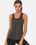 Full Size Scoop Neck Wide Strap Active Tank - Hovatok