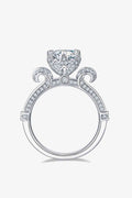 Adored 1 Carat Moissanite 925 Sterling Silver Ring - Hovatok