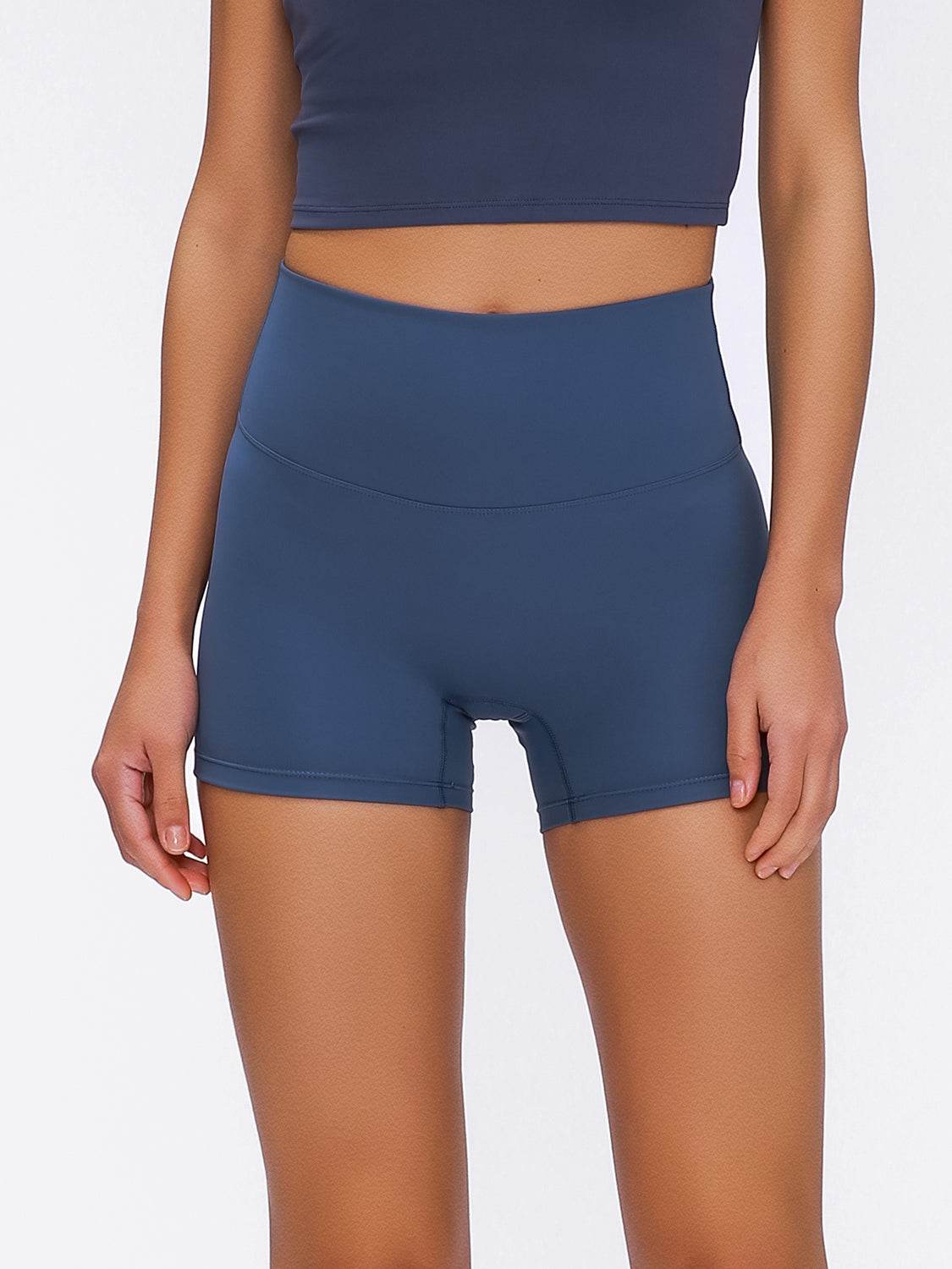 Millennia High Waist Active Shorts - Hovatok