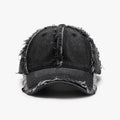 Raw Hem Cotton Baseball Cap - Hovatok