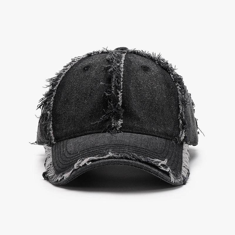 Raw Hem Cotton Baseball Cap - Hovatok