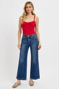 RISEN Full Size Tummy Control Bootcut Jeans Plus Size - Hovatok
