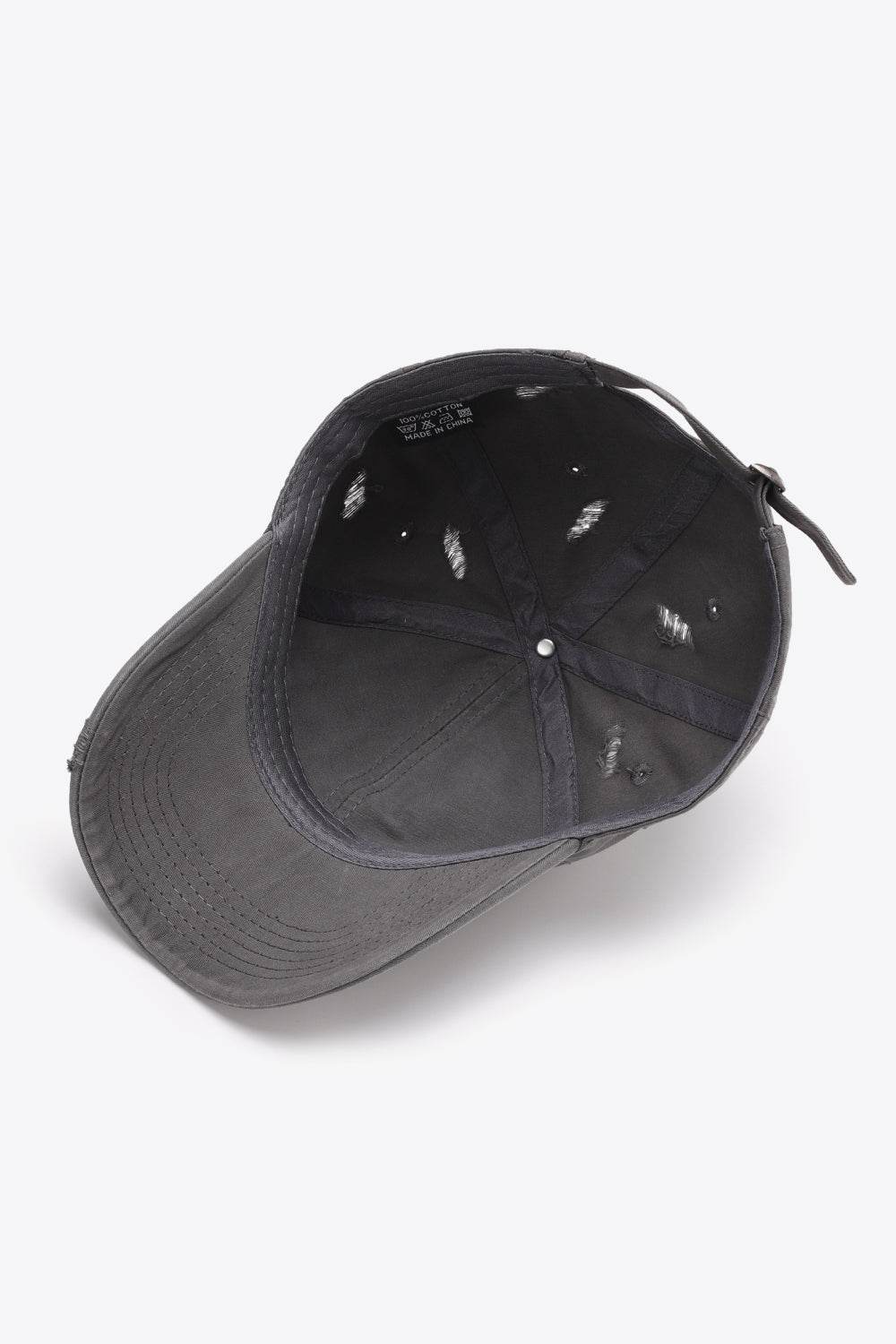 Distressed Adjustable Baseball Cap - Hovatok