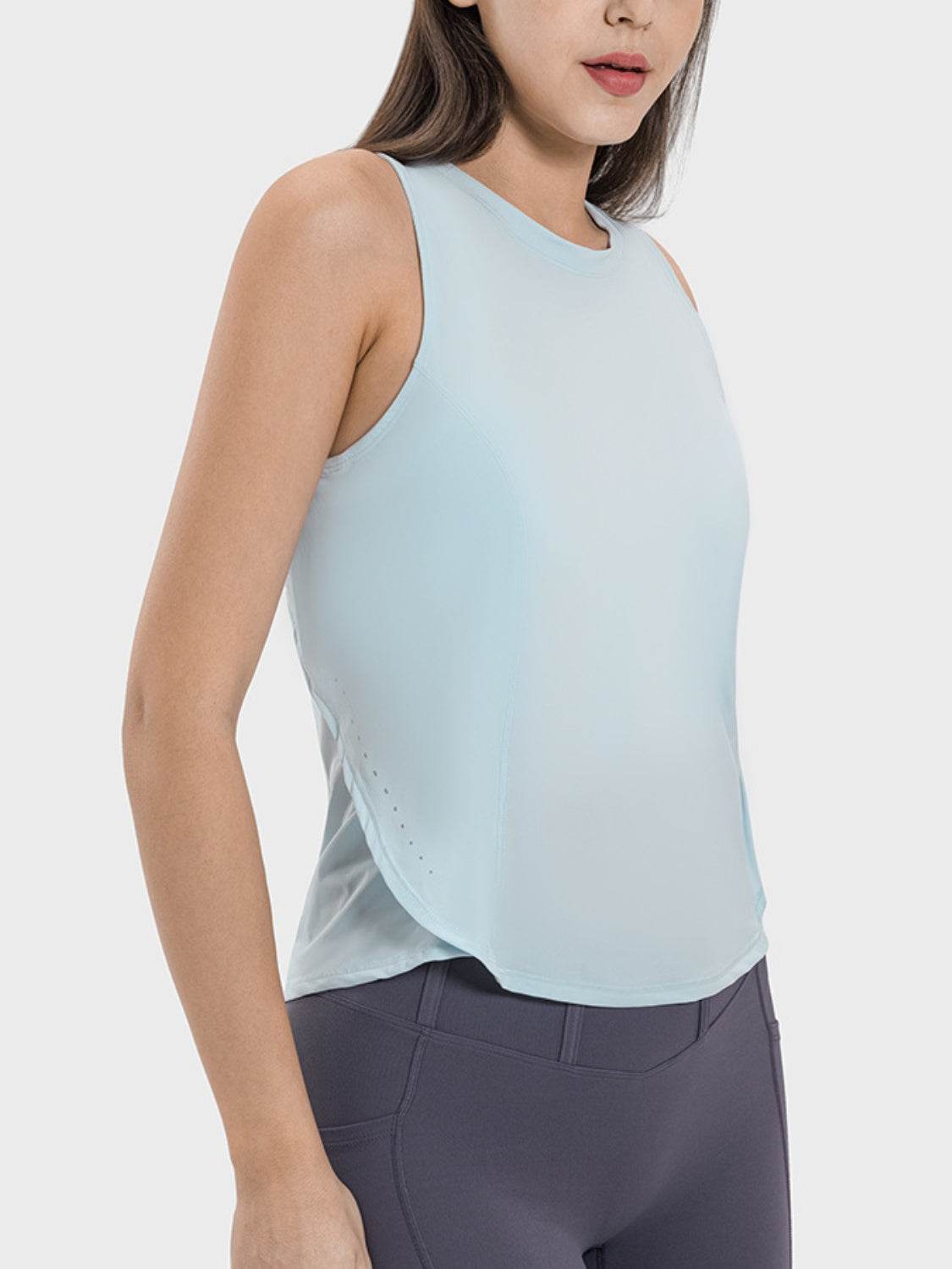 Millennia Round Neck Active Tank - Hovatok