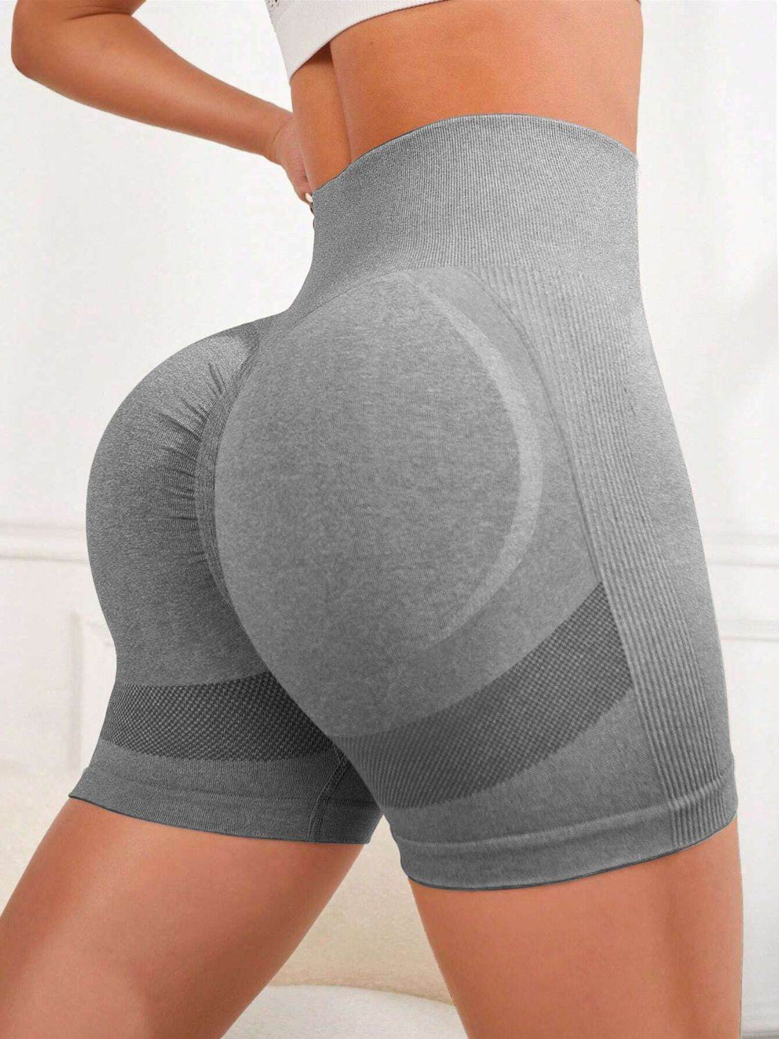 High Waist Active Shorts - Hovatok
