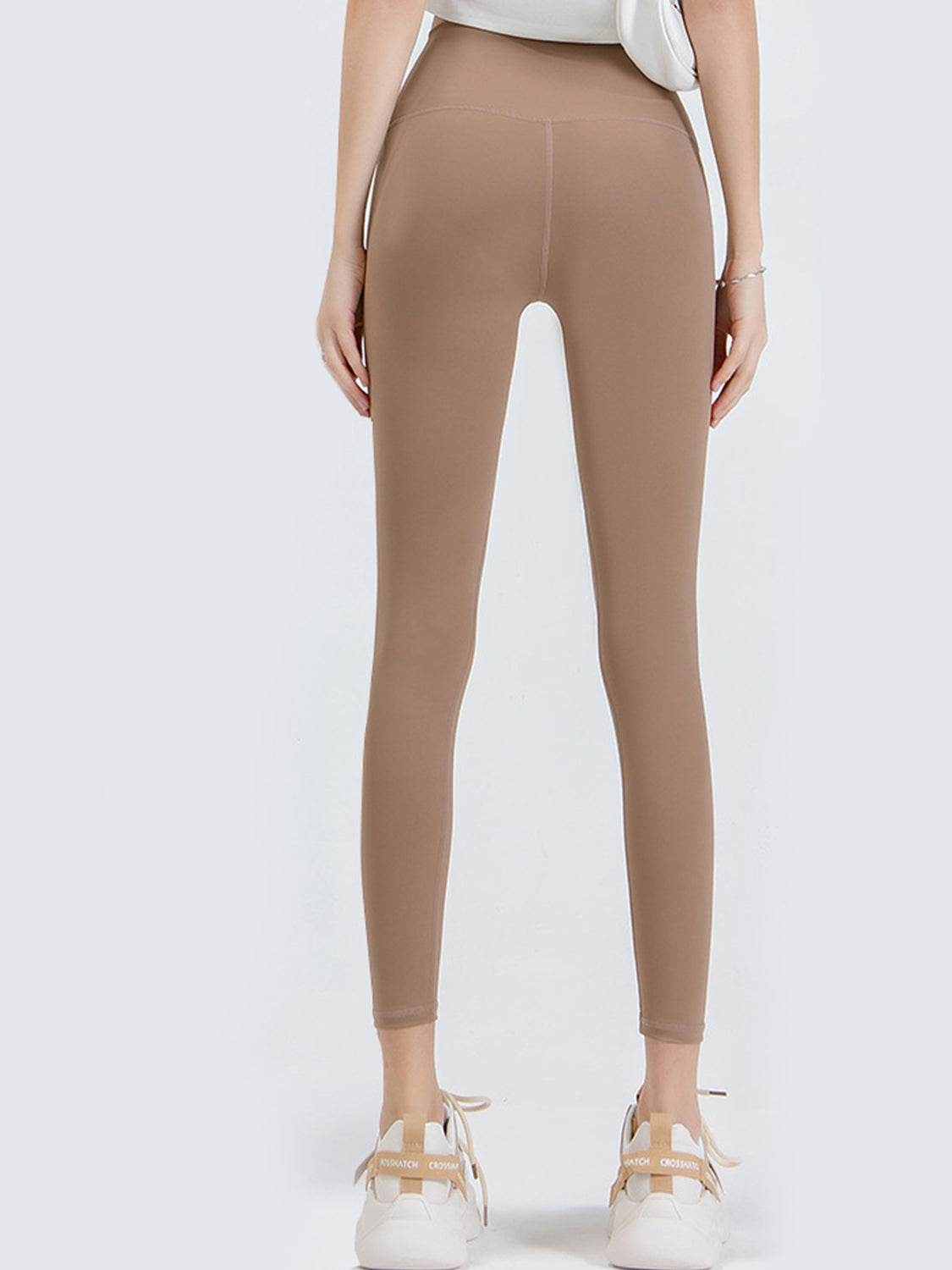 Wide Waistband Sports Leggings - Hovatok