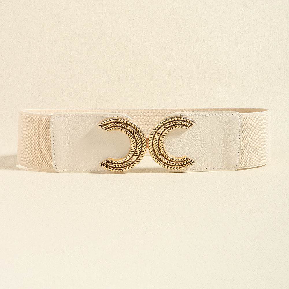 Double C Buckle Elastic Belt - Hovatok