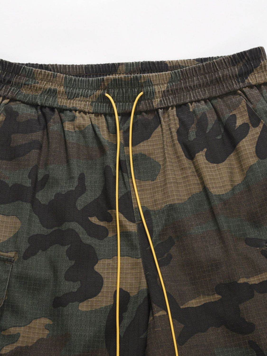 Men's Drawstring Camouflage Shorts - Hovatok