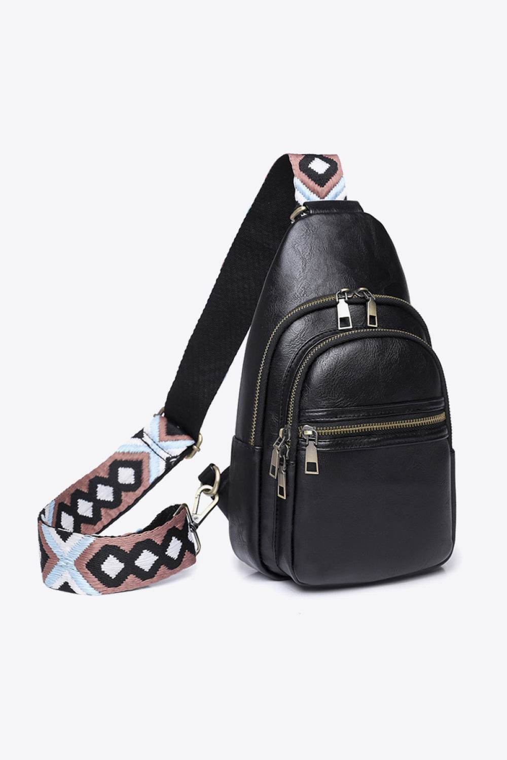Adored It's Your Time PU Leather Sling Bag - Hovatok