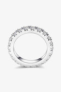 Adored 2.3 Carat Moissanite 925 Sterling Silver Eternity Ring - Hovatok