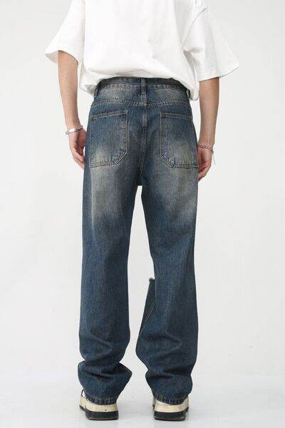 Distressed Jeans with Pockets - Hovatok