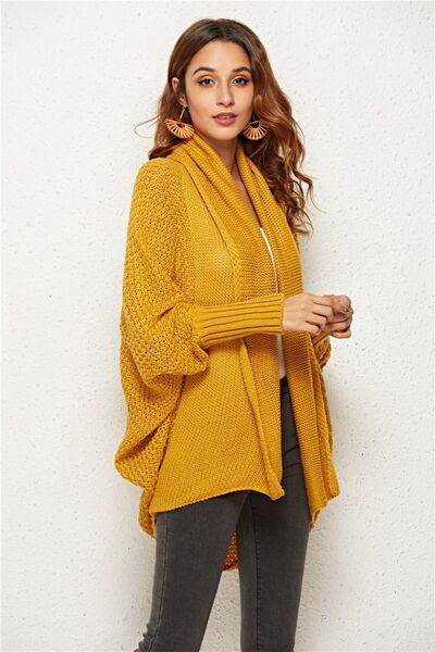 Angel Wings Open Front Batwing Sleeve Cardigan - Hovatok
