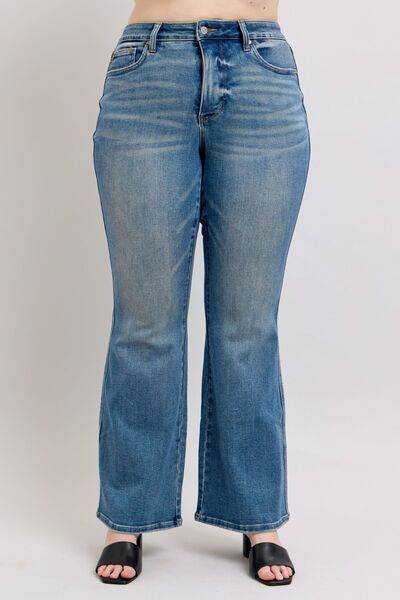 Judy Blue MR Tummy Control Vintage Wash Jeans - Hovatok