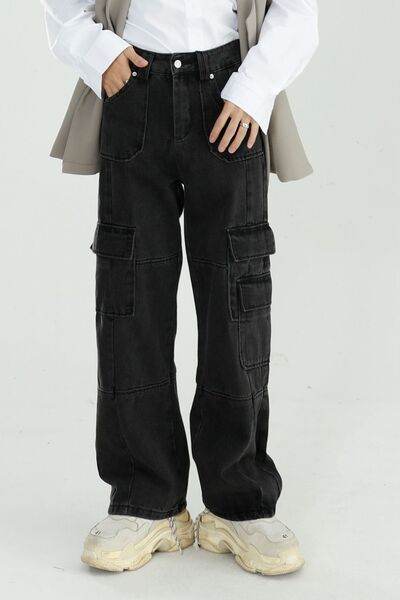 Baggy Jeans with Cargo Pockets - Hovatok