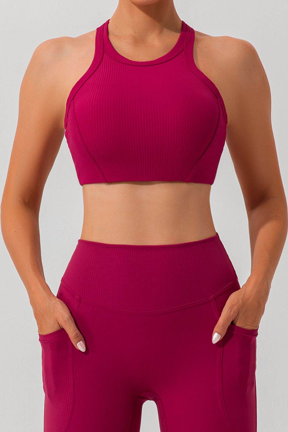 Round Neck Racerback Active Tank - Hovatok