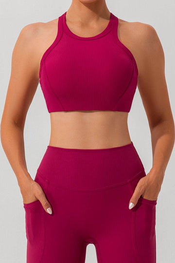 Round Neck Racerback Active Tank - Hovatok