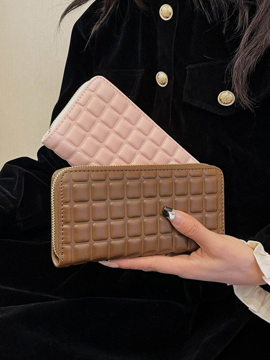 PU Leather Solid Color Wallet - Hovatok