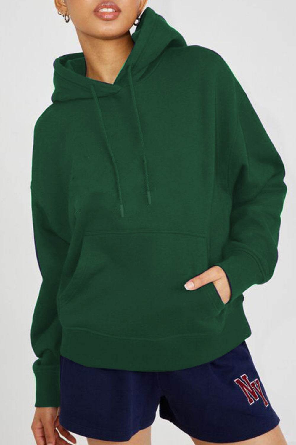 Simply Love Simply Love Full Size Dropped Shoulder Floral Graphic Hoodie - Hovatok