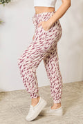 Heimish Full Size Printed Drawstring Pants - Hovatok