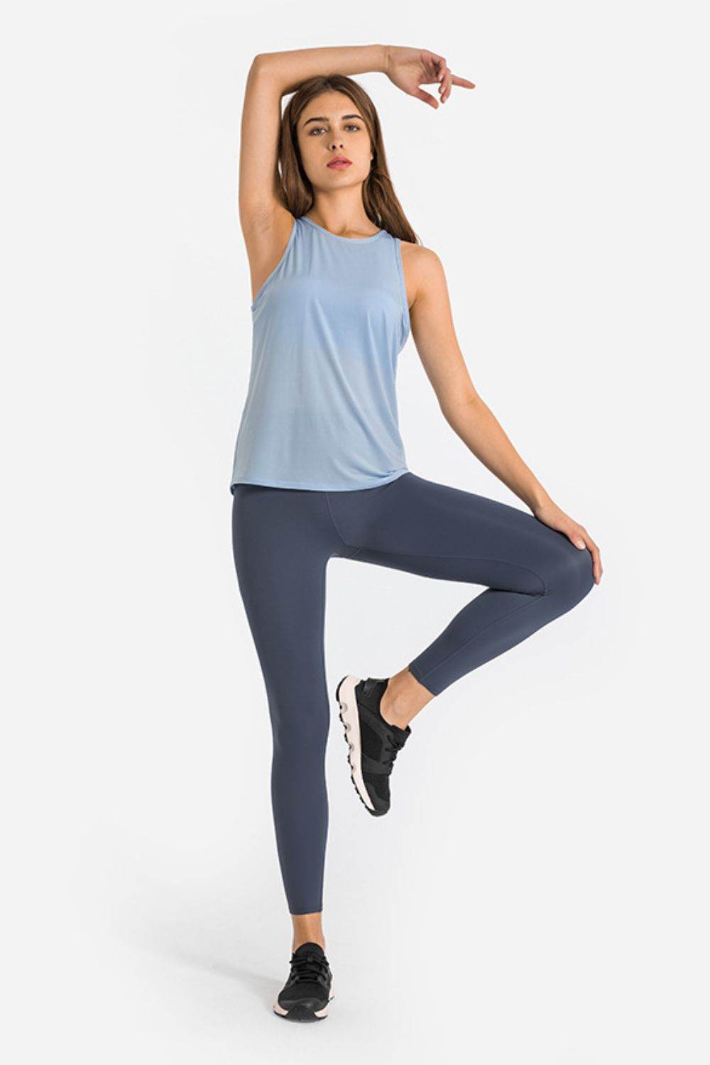 Millennia High Waist Ankle-Length Yoga Leggings - Hovatok