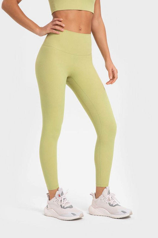 Millennia Highly Stretchy Wide Waistband Yoga Leggings - Hovatok