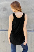 Basic Bae Bamboo Full Size Round Neck Tank - Hovatok