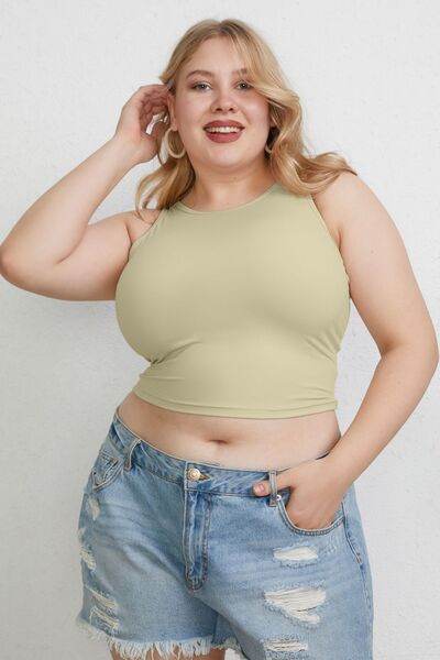 Basic Bae Full Size Round Neck Slim Tank - Hovatok