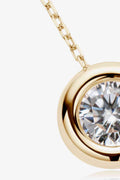 Adored 1 Carat Moissanite Pendant 925 Sterling Silver Necklace - Hovatok
