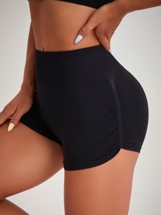 High Waist Active Shorts - Hovatok