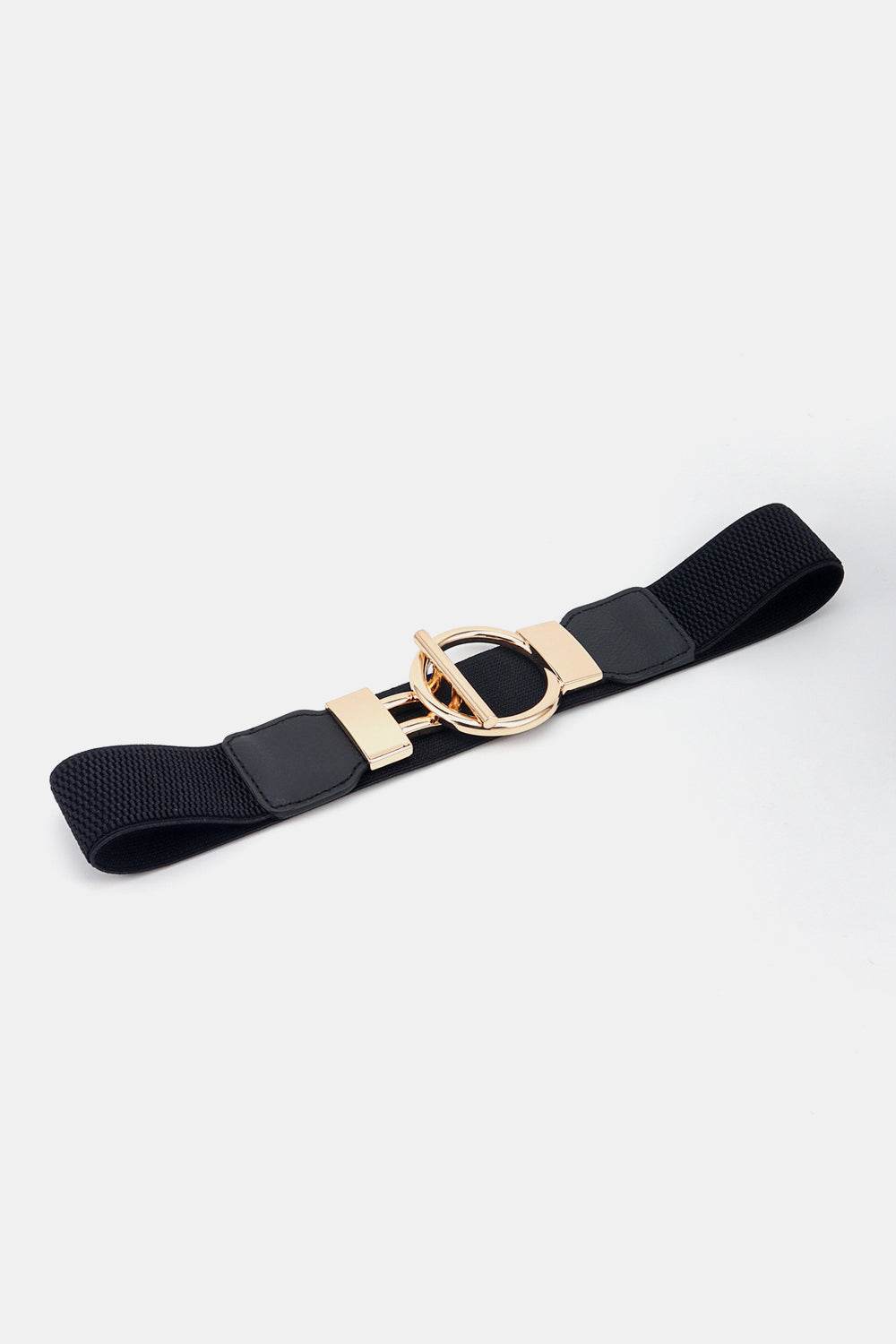 Circle Shape Buckle Zinc Alloy Buckle PU Leather Belt - Hovatok