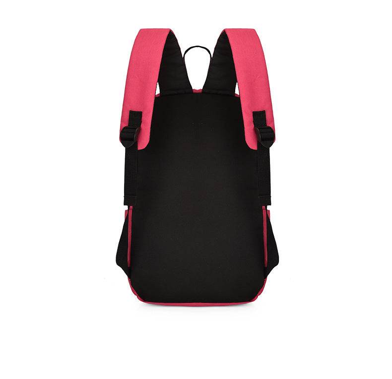 Solid Color Nylon Backpack Bag - Hovatok