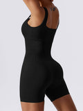 Basic Bae Ribbed Sleeveless Active Romper - Hovatok