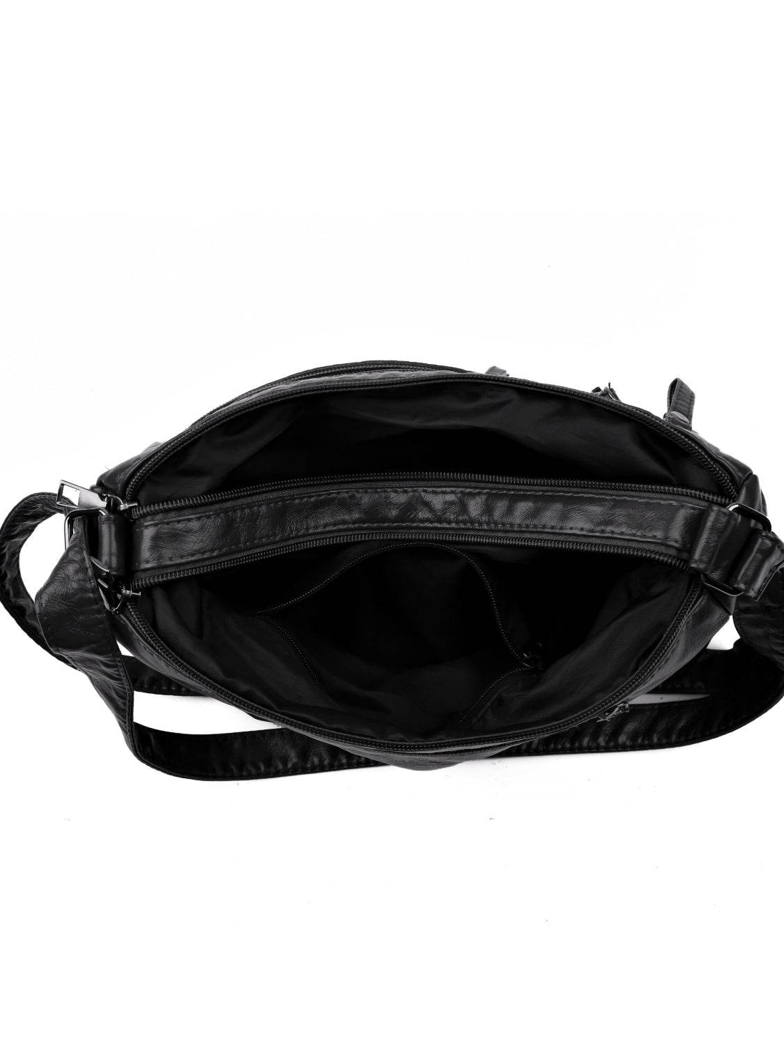PU Leather Adjustable Strap Shoulder Bag - Hovatok