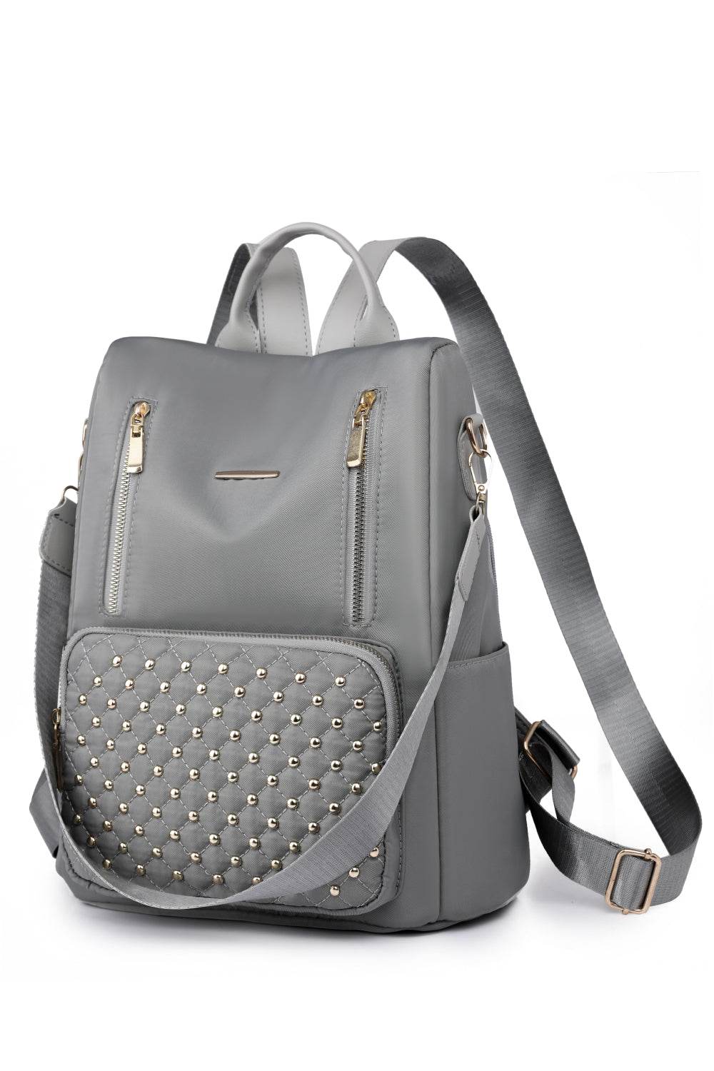 Zipper Pocket Beaded Backpack - Hovatok