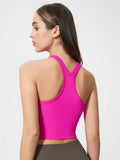 Millennia Scoop Neck Active Tank with Detachable Chest Pads - Hovatok