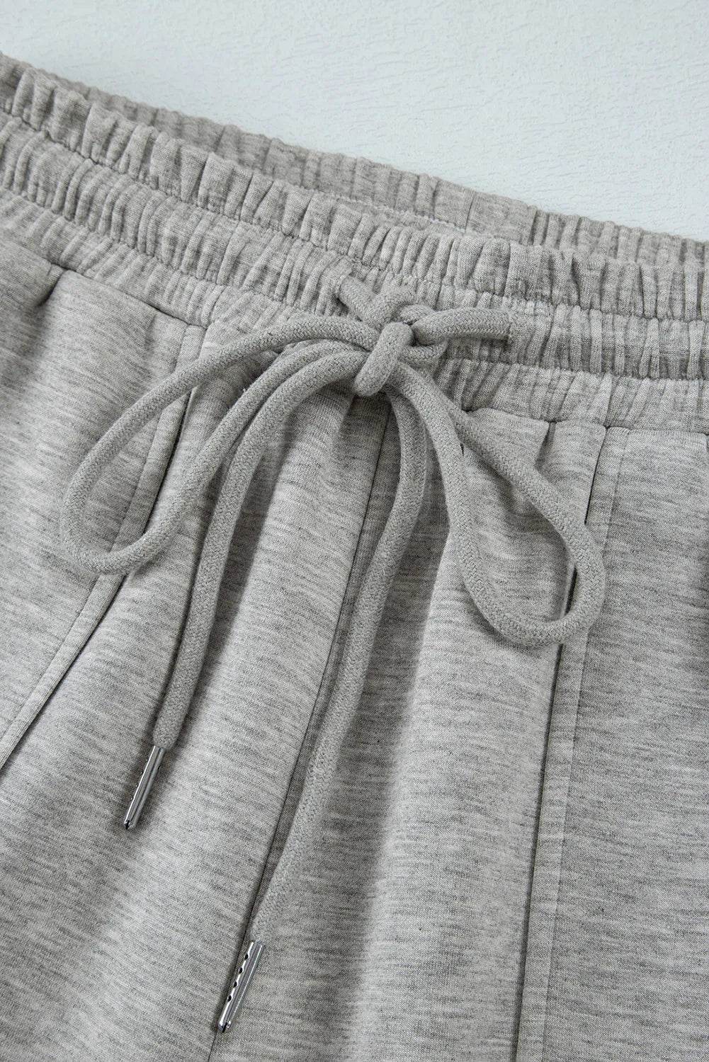 Drawstring Active Pants with Pockets - Hovatok