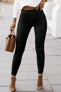 High Waist Skinny Leggings - Hovatok