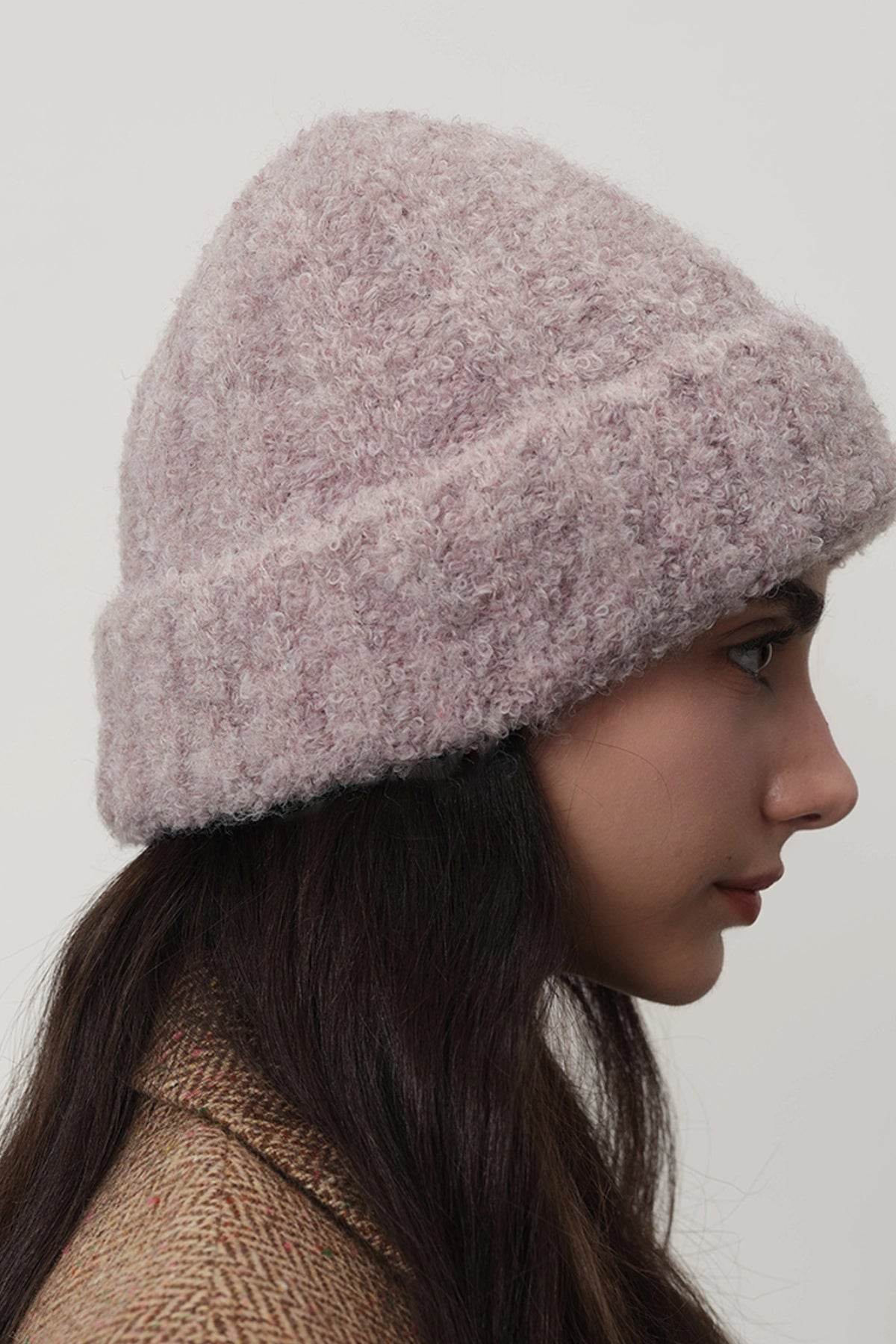 Solid Color Thermal Knit Hat - Hovatok