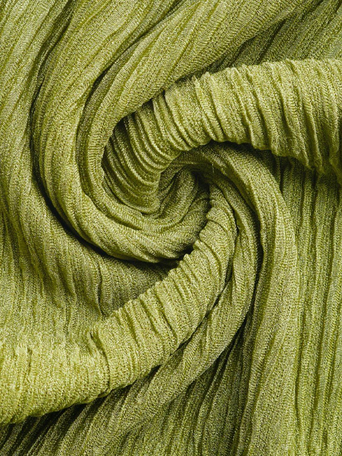 Perfee Texture Cropped Tank and Ruched Skirt Set - Hovatok